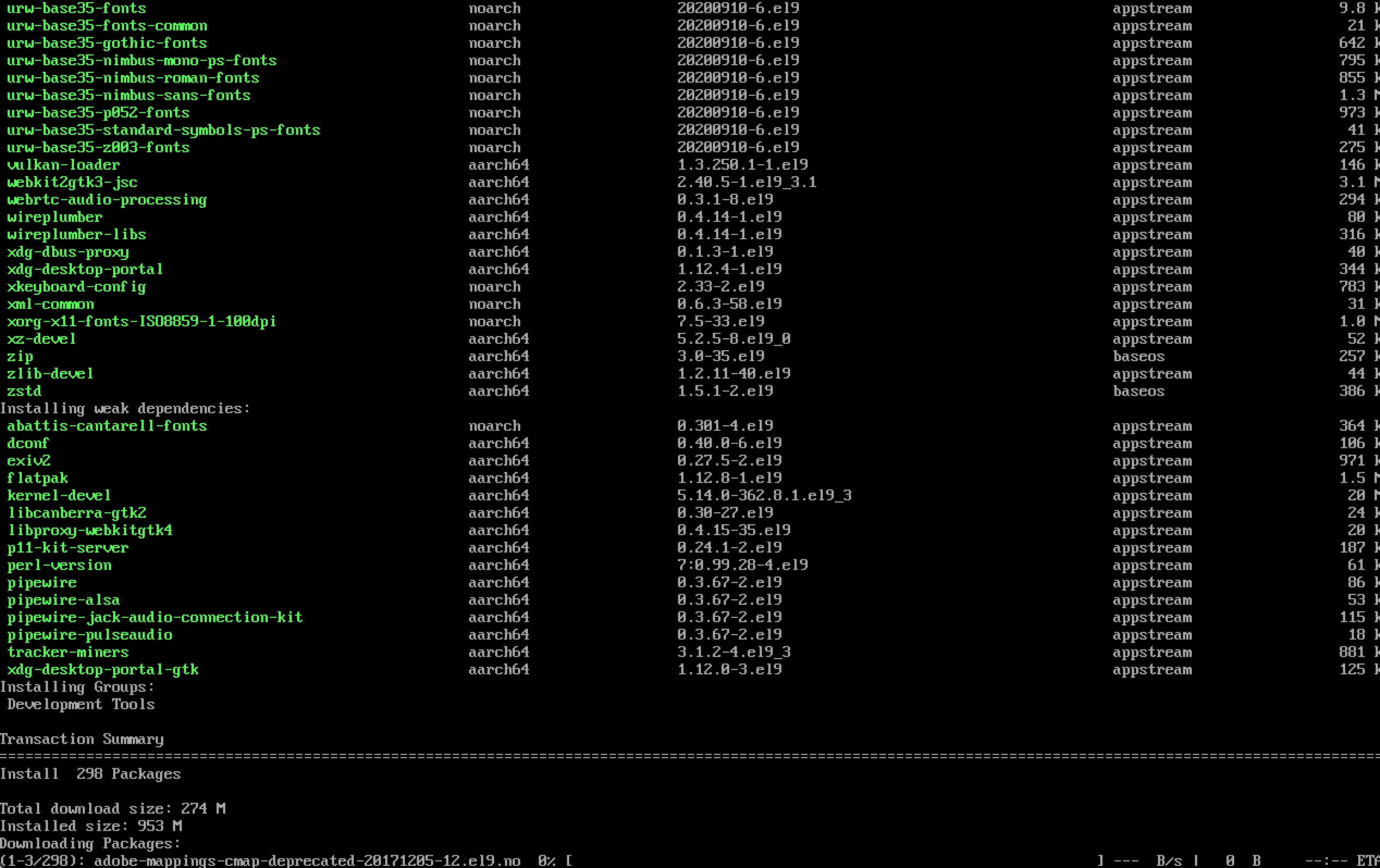 Development Tools Installation
