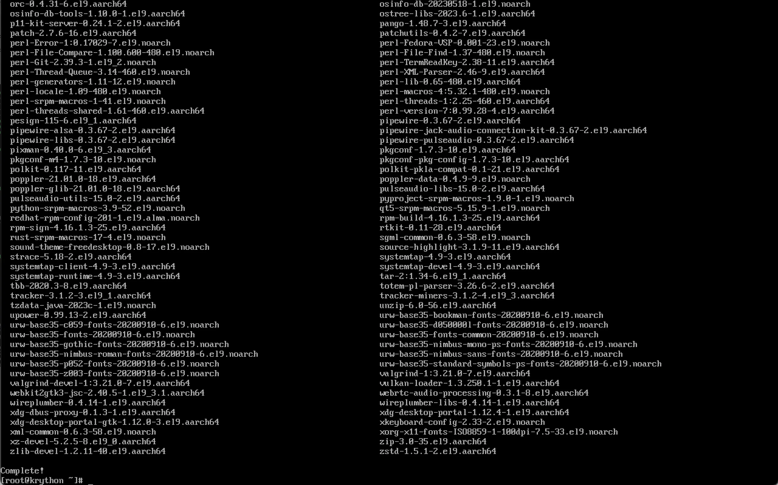 Dependencies Installation
