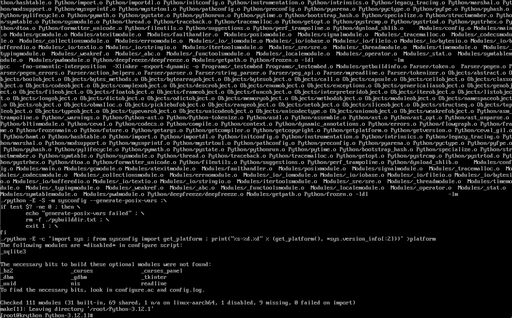Python Compilation