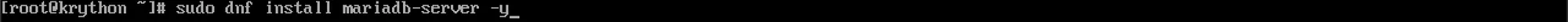 Starting MariaDB Service