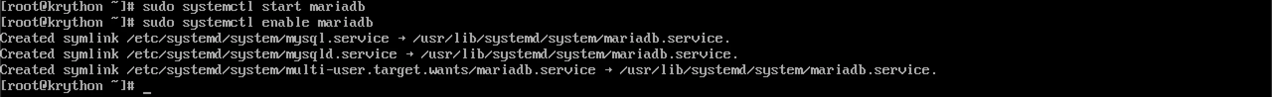 Accessing MariaDB