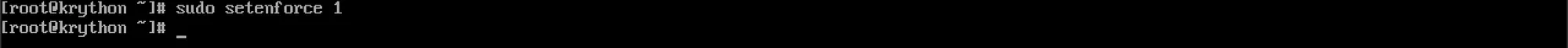 SELinux Mode Changes