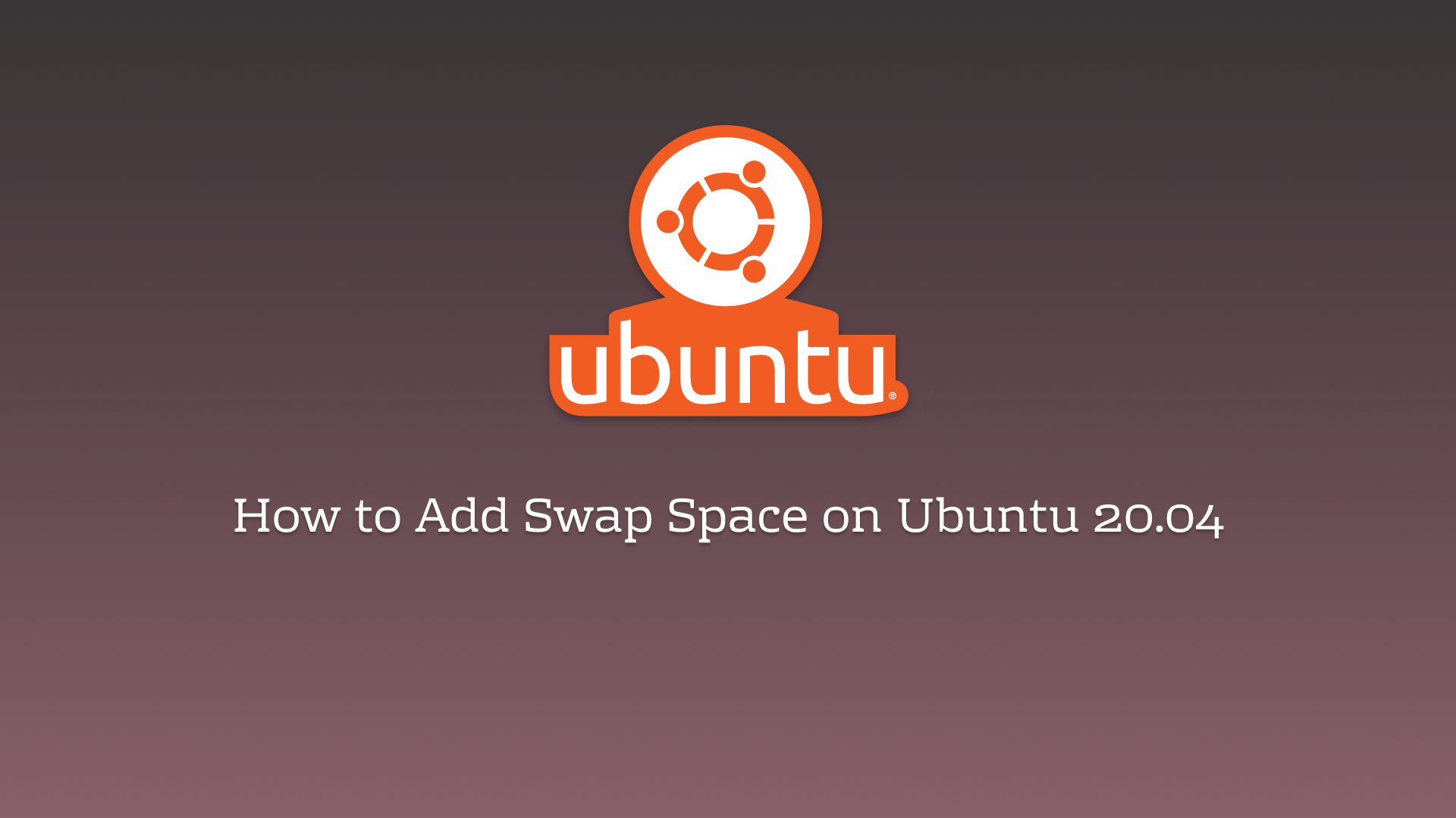 How to add swap space on Ubuntu