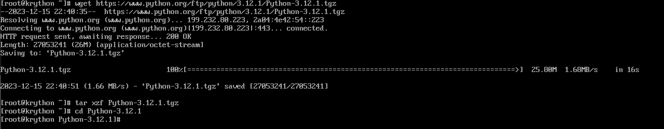 How to Install Python 3.12 on AlmaLinux