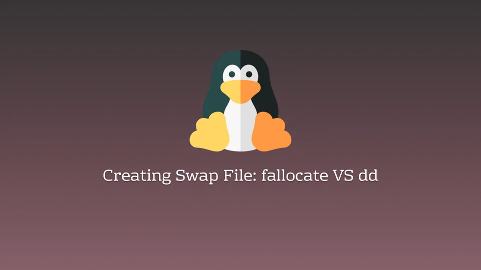 What is the best command for creating a swap file on Linux?