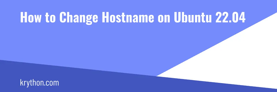 How to Change Hostname on Ubuntu 22.04